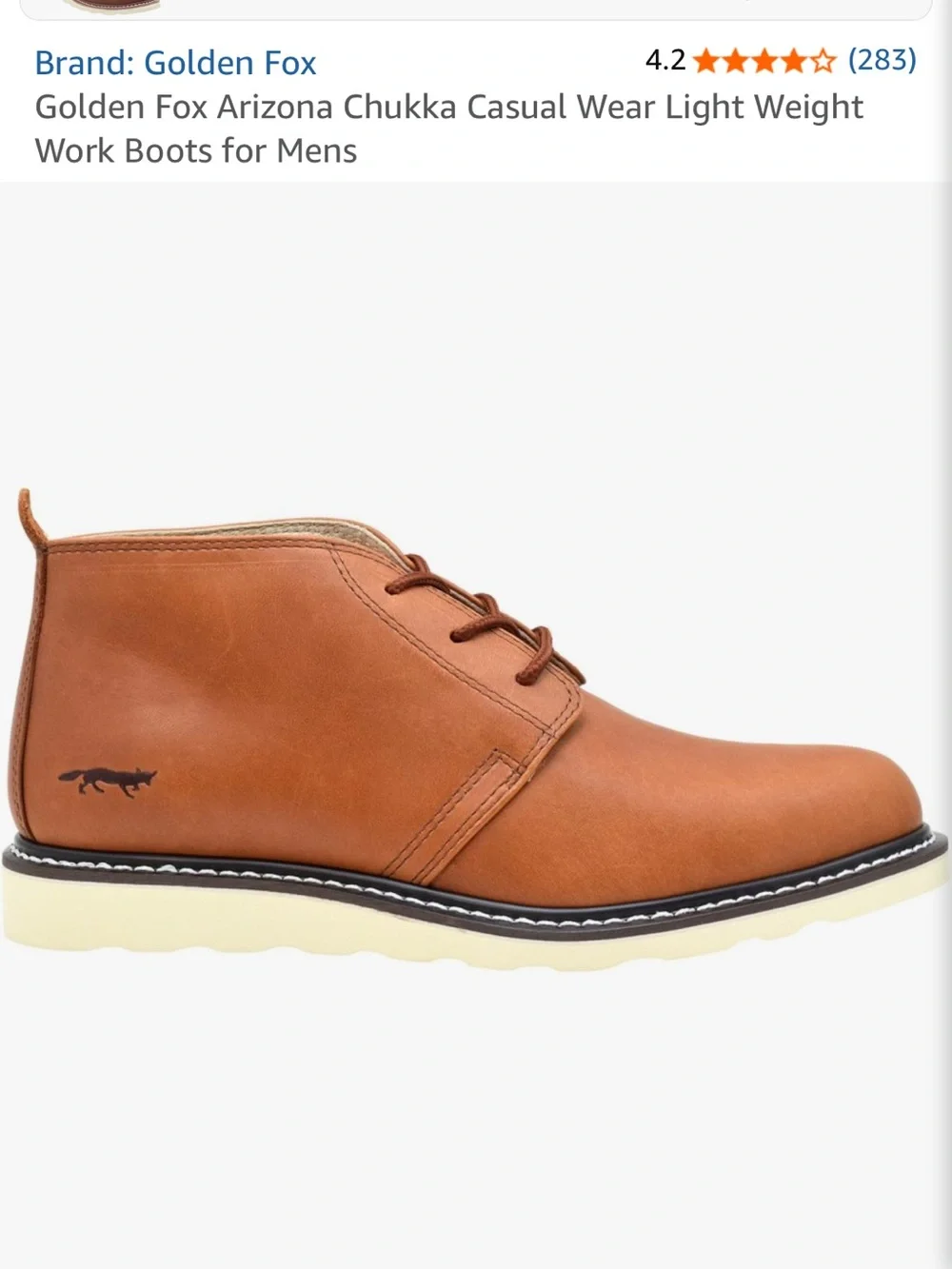Golden Fox chestnut leather